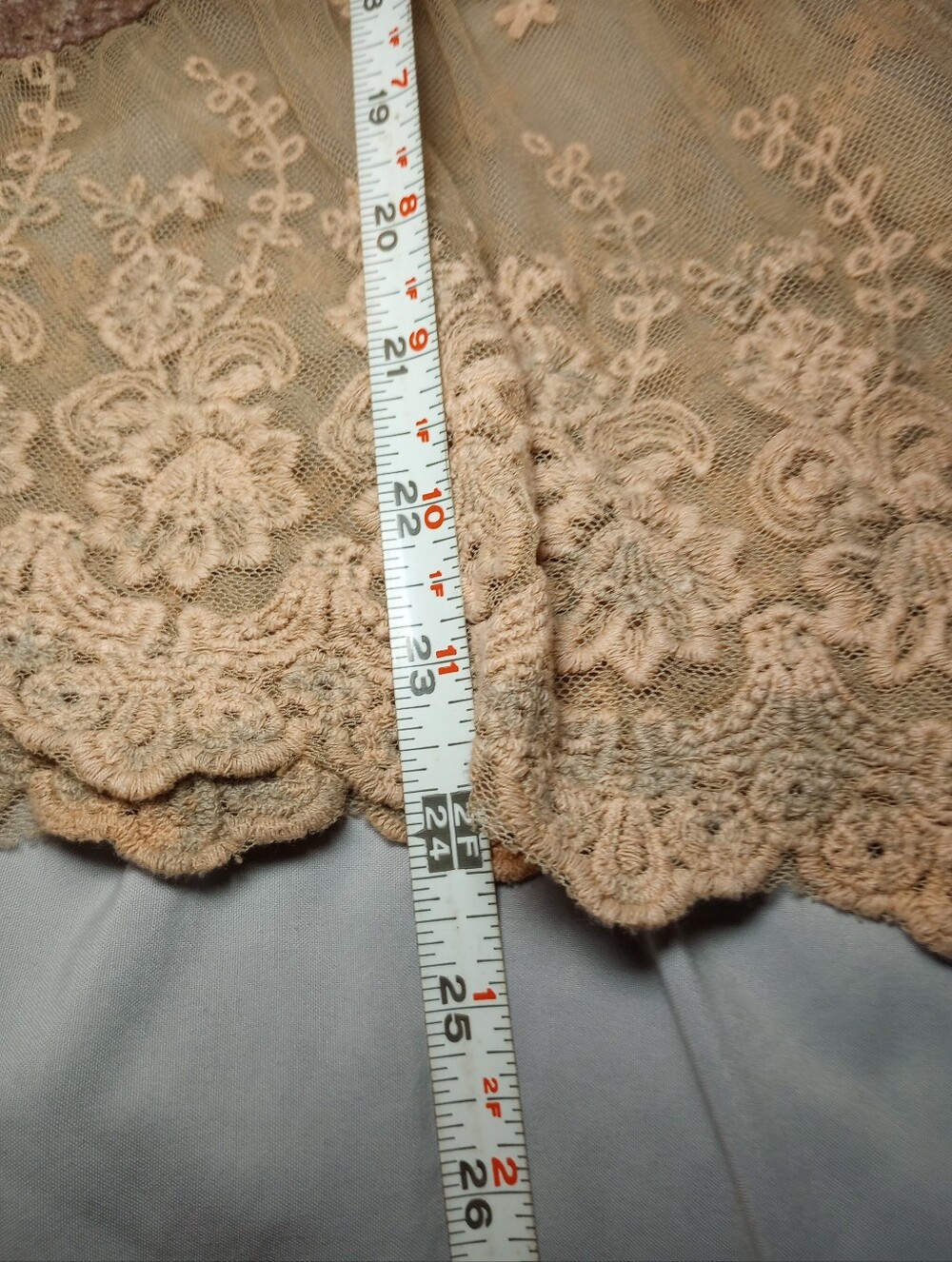 Cottagecore Feminine Tank Top Gimmicks Y2K Sheer Fairy Neutral Blouse Lace Trim - Picture 4 of 7